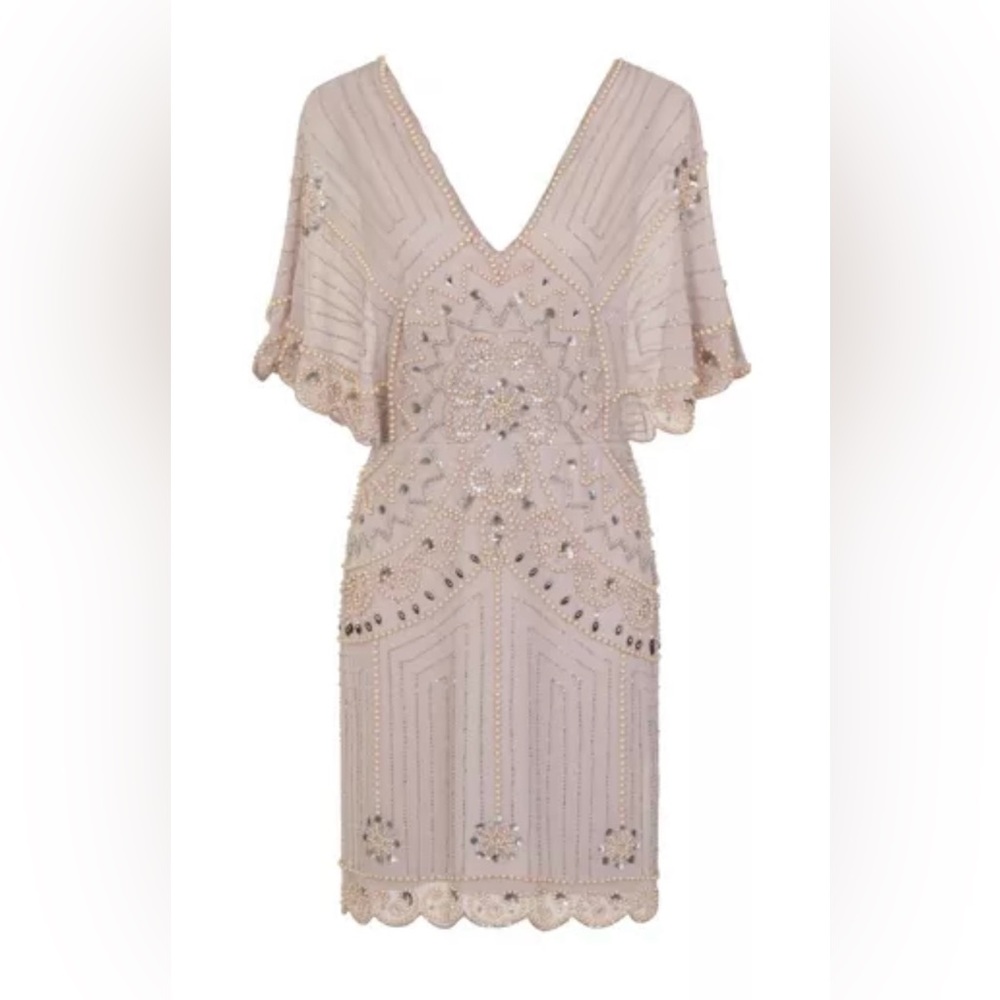 Frock and Frill Beaded Dress
